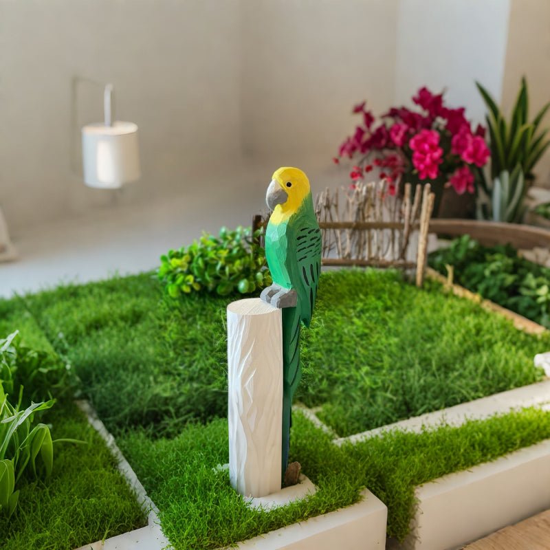 Handcrafted Wooden Bird Decor - FunAcrylic