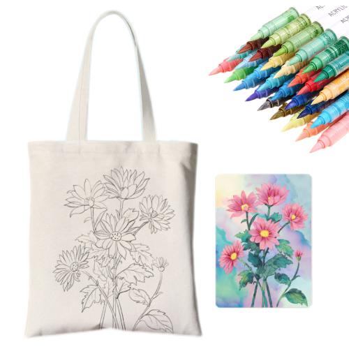 Fun Flowers DIY Tote Kit - FunAcrylic