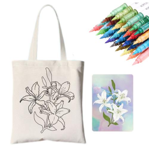 Fun Flowers DIY Tote Kit - FunAcrylic