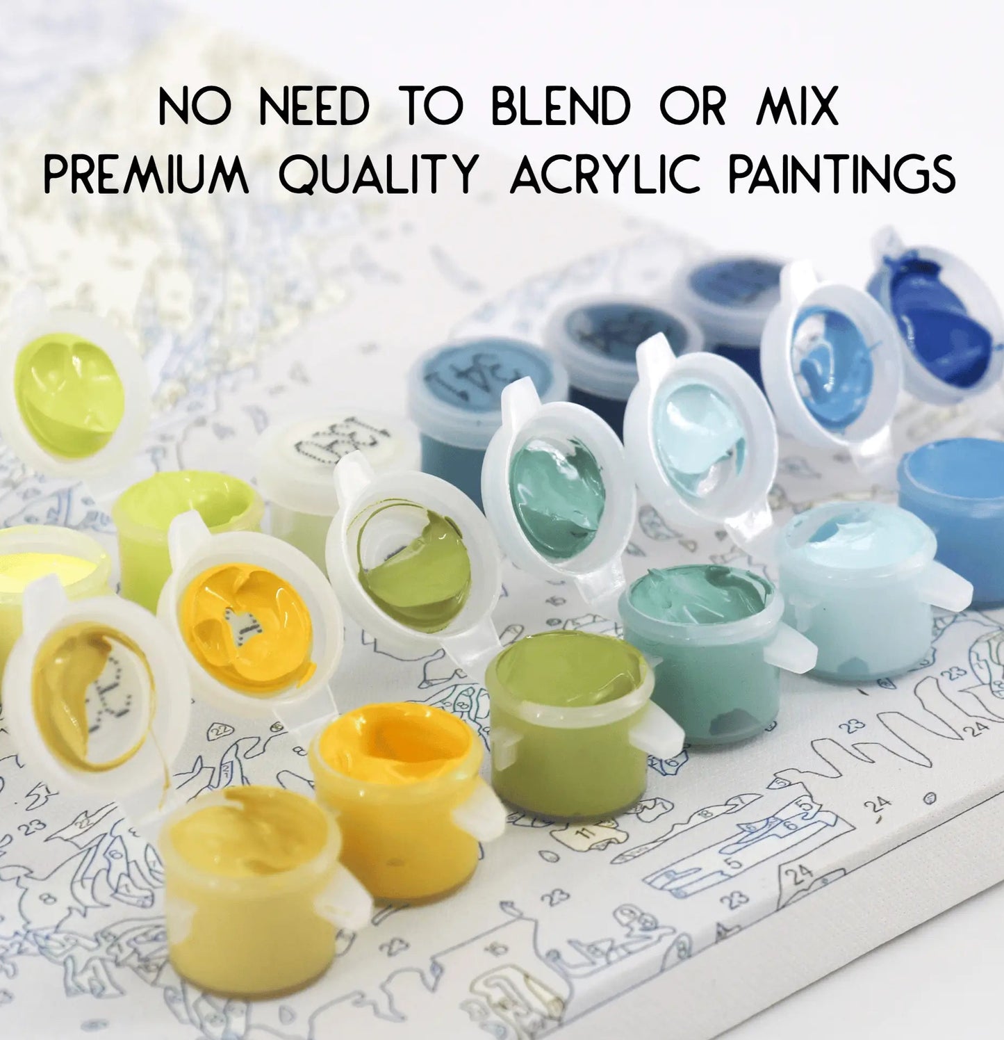 🖼️CraftVibe Paint by Numbers DIY Kit - FunAcrylic
