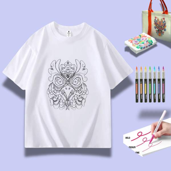 Proud Rooster T-Shirt Doodle Kit - FunAcrylic
