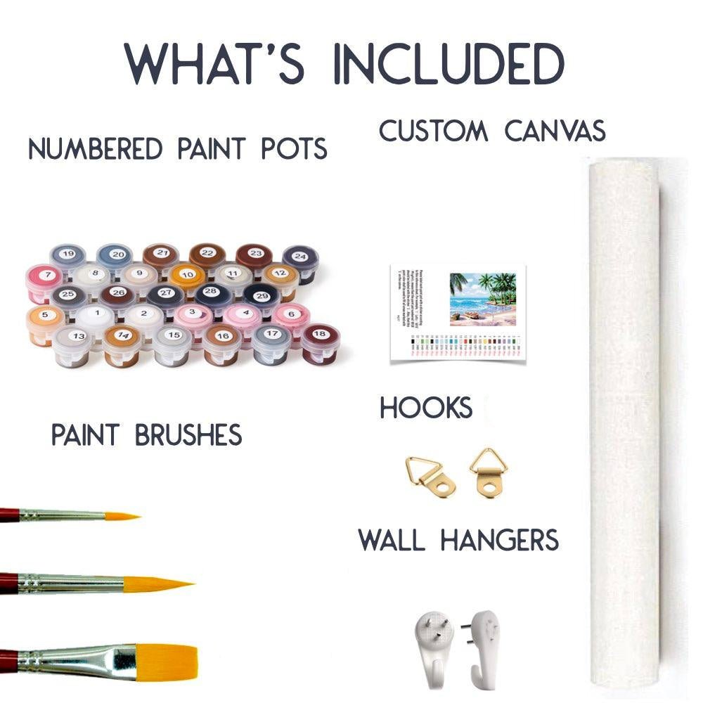 🖼️CraftVibe Paint by Numbers DIY Kit - FunAcrylic
