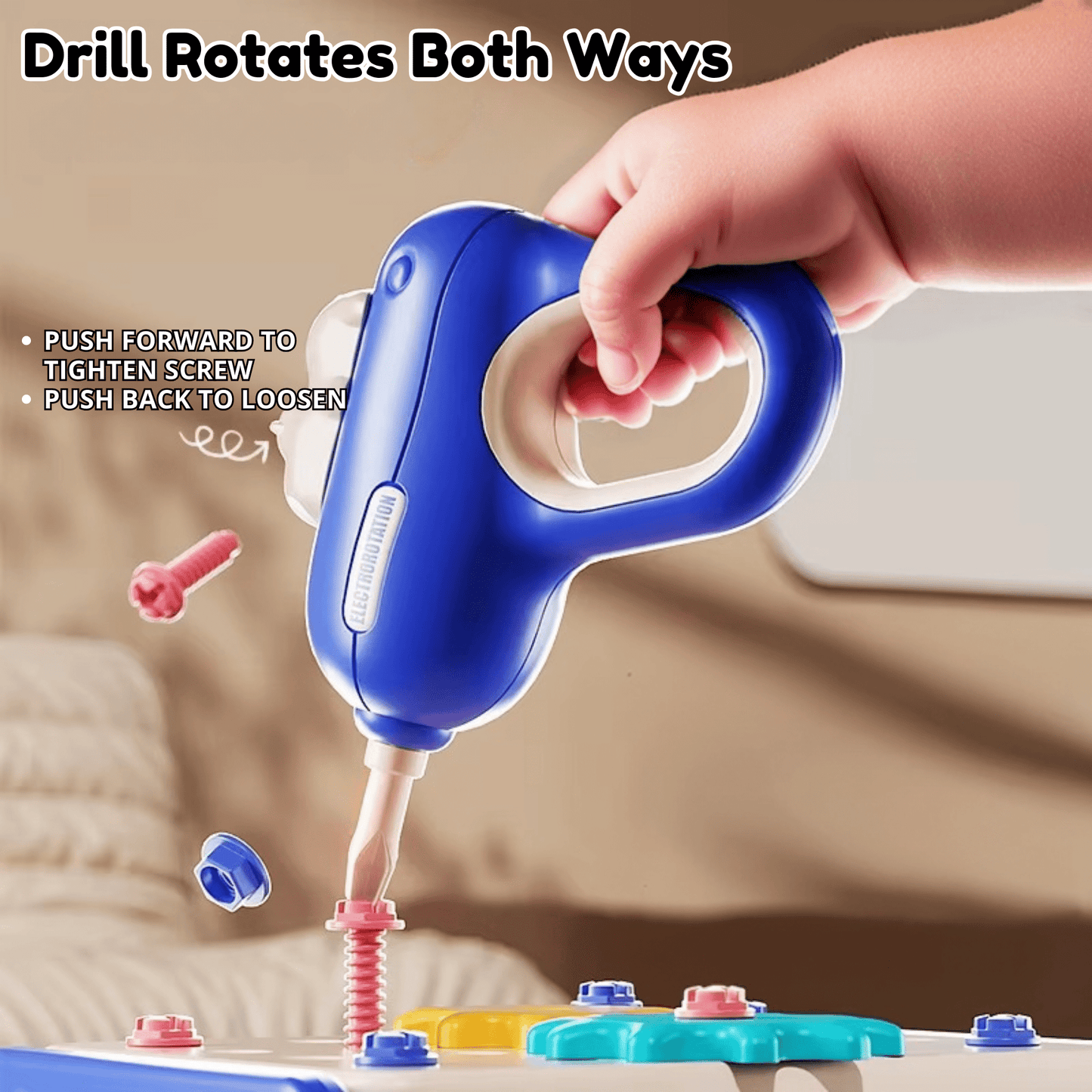 🦛Hippo All-in-one Tool Hub DIY Montessori Tool Box Set
