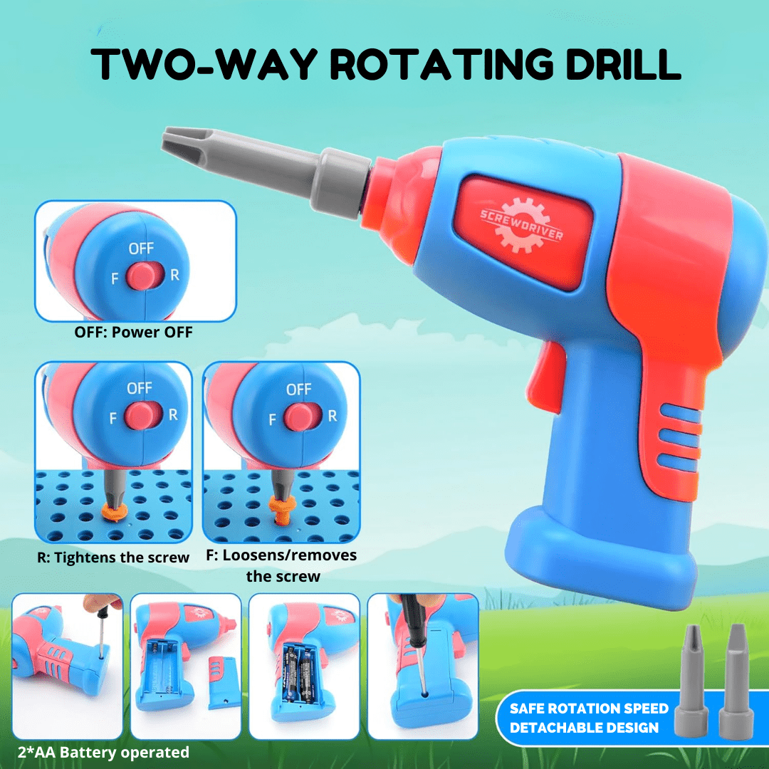 🔧Little Engineer DIY Montessori Tool Box Set