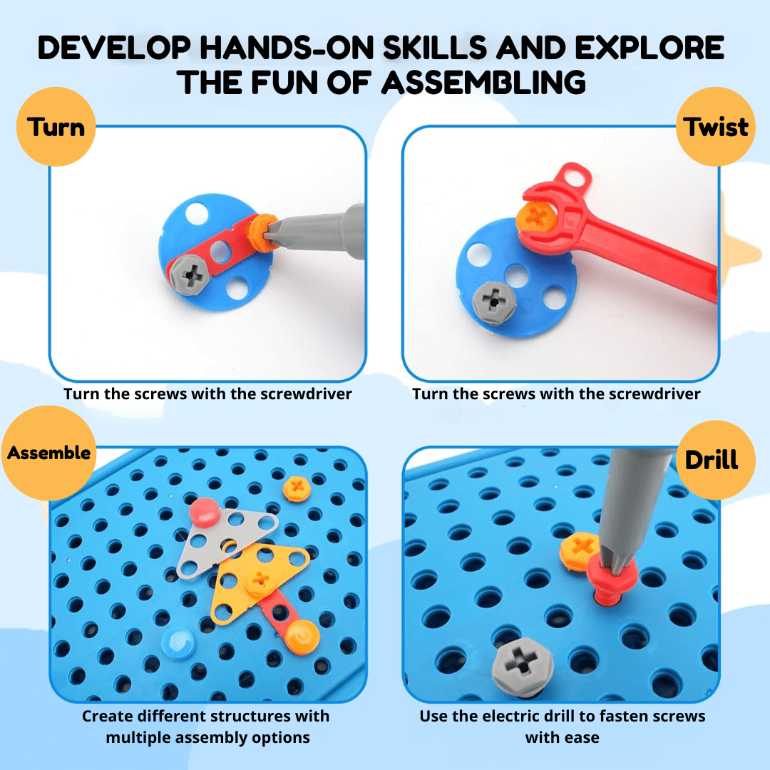 🔧Little Engineer DIY Montessori Tool Box Set