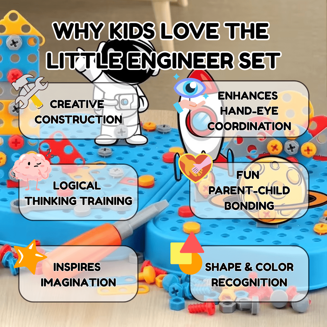 🔧Little Engineer DIY Montessori Tool Box Set