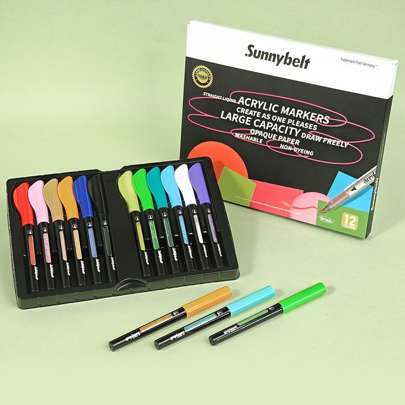 Soft - tip Acrylic Markers for Wood, Fabric & T-shirt DIY Projects - FunAcrylic