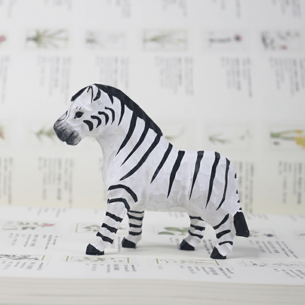 Hand - Carved Wooden Animal | Desktop Companions - FunAcrylic