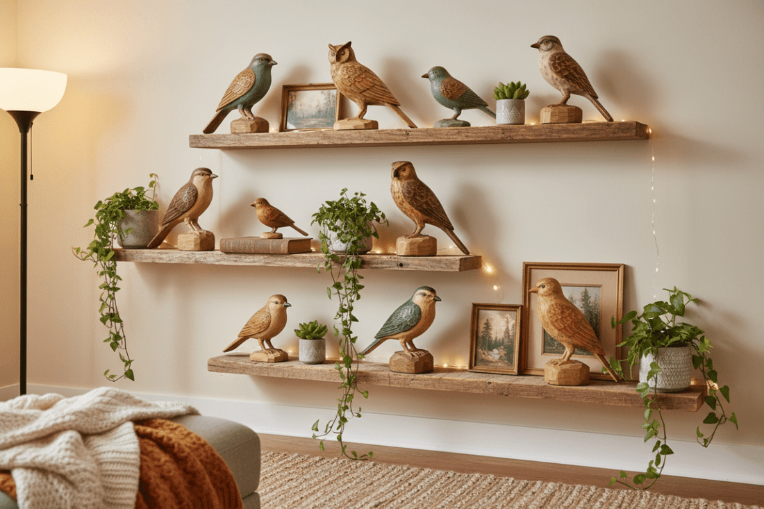 5 Creative Ways to Display Hand Carved Wooden Birds - FunAcrylic