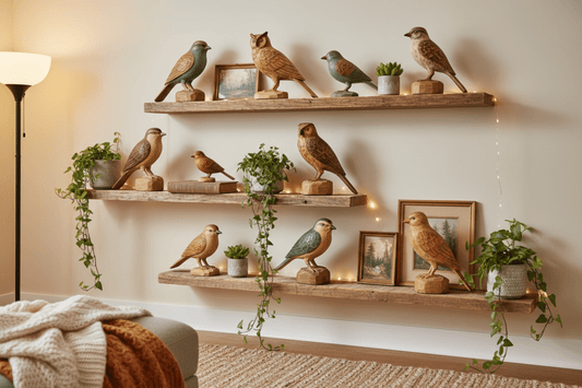 5 Creative Ways to Display Hand Carved Wooden Birds - FunAcrylic