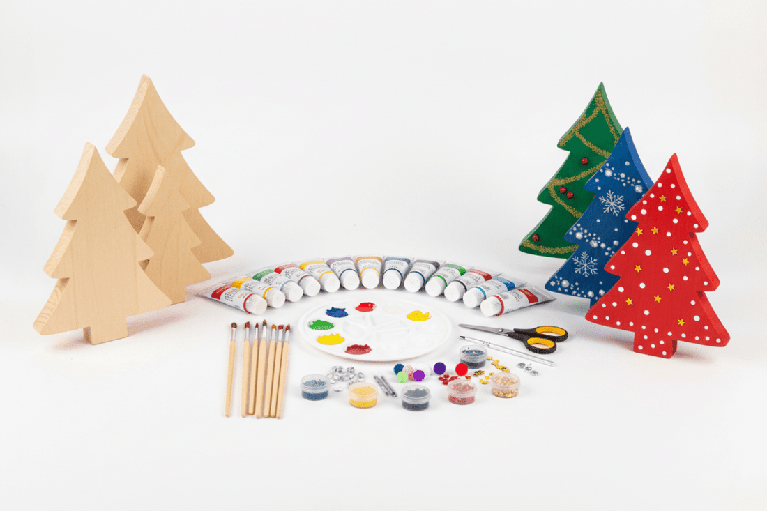 How to Make Tree Decorations | 5 Wooden Craft Ideas🌲 - FunAcrylic