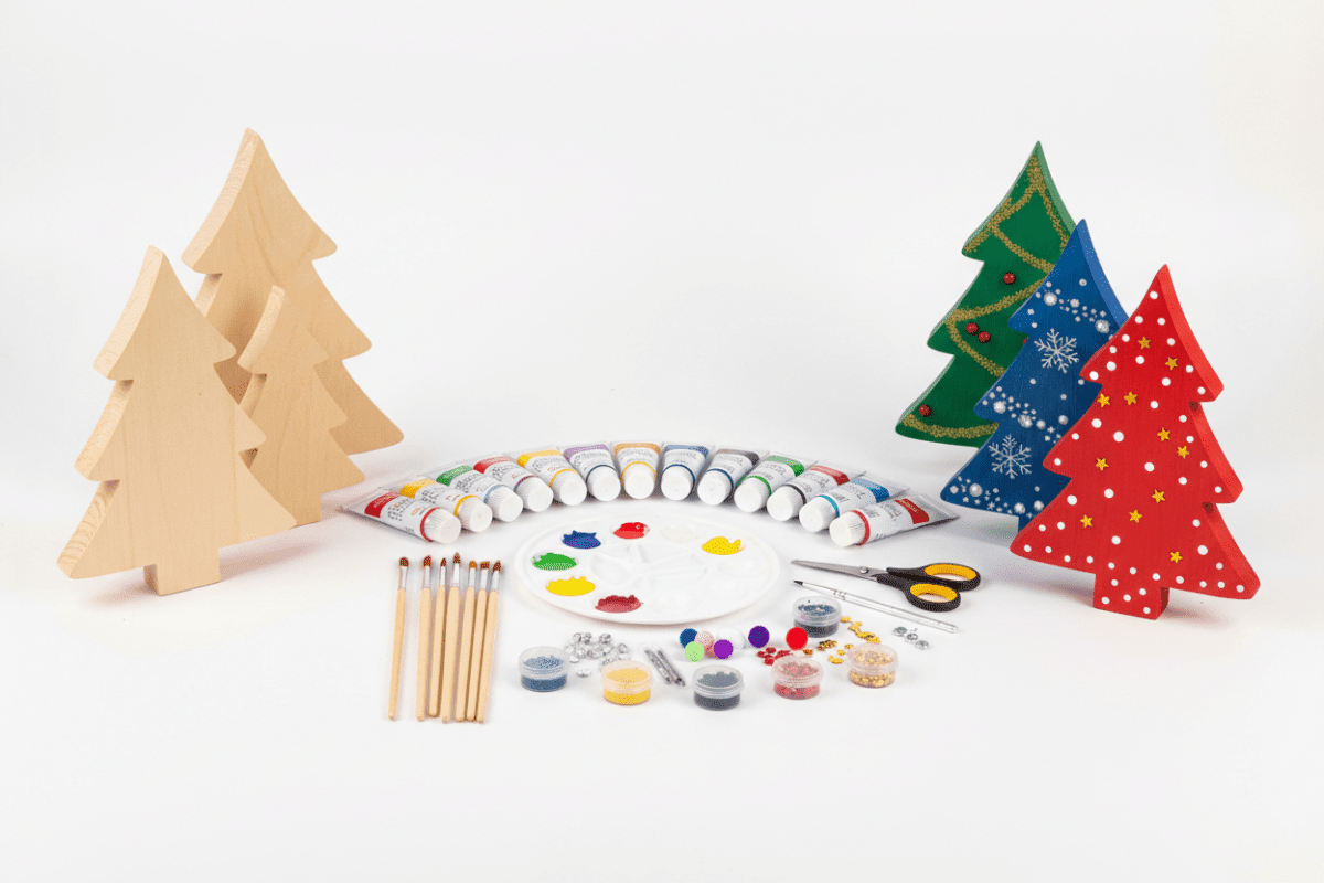 How to Make Tree Decorations | 5 Wooden Craft Ideas🌲 - FunAcrylic