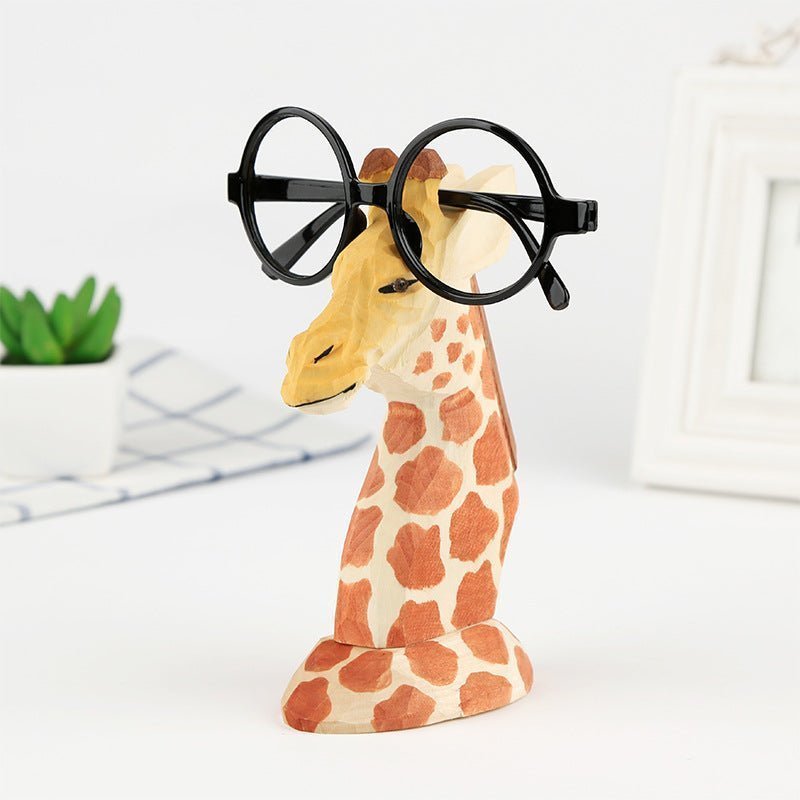 Stop Losing Your Glasses: The Hand-Carved Animal Eyeglass Holder - FunAcrylic