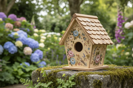 Love Nest: How to Decorate Wooden Bird Houses for a Romantic Gard - FunAcrylic
