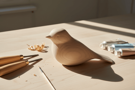 Why Natural Linden Wood is the Best Canvas for Bird Wood Carving - FunAcrylic