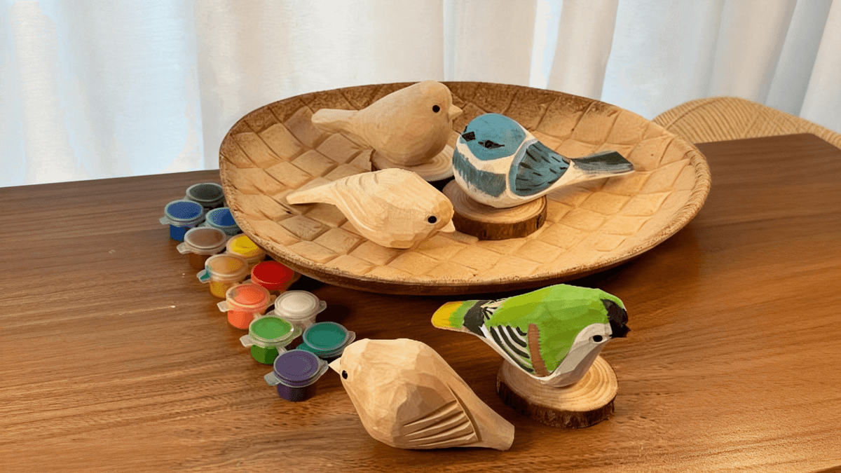 DIY Wooden Bird Craft Kit | Paint Your Own Wooden Bird - FunAcrylic