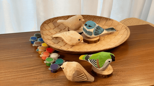 DIY Wooden Bird Craft Kit | Paint Your Own Wooden Bird - FunAcrylic