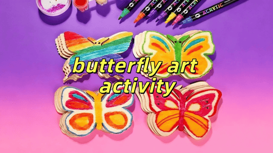 The Ultimate Mess-Free Butterfly Art Activity for Kids 🦋✨ - FunAcrylic