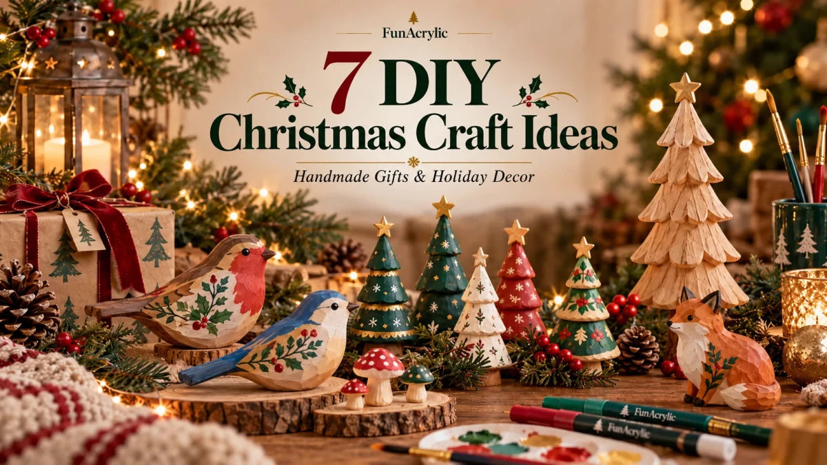 7 DIY Christmas Craft Ideas for Gifts & Decor (2026) - FunAcrylic