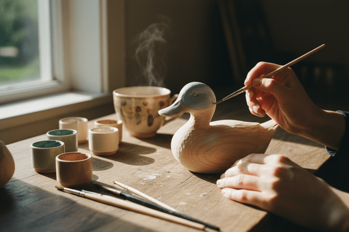 The Collector's Choice: Hand Carved Wooden Duck DIY Guide - FunAcrylic