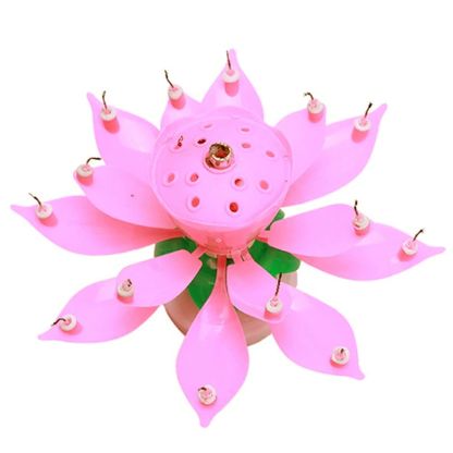 🎂 Lotus Musical Birthday Candle