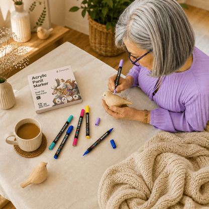 Wooden Cockatoos & Marker Craft Kit 🦜 - FunAcrylic