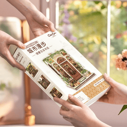 🏠 Champs - Élysées Flower Cottage DIY Mini Kit - FunAcrylic
