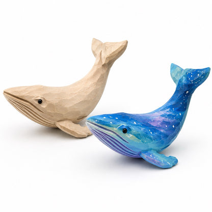 DIY Paintable 3D Wooden Whales