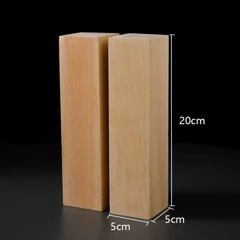 2pcs-Wood Carving Blocks 20*5*5