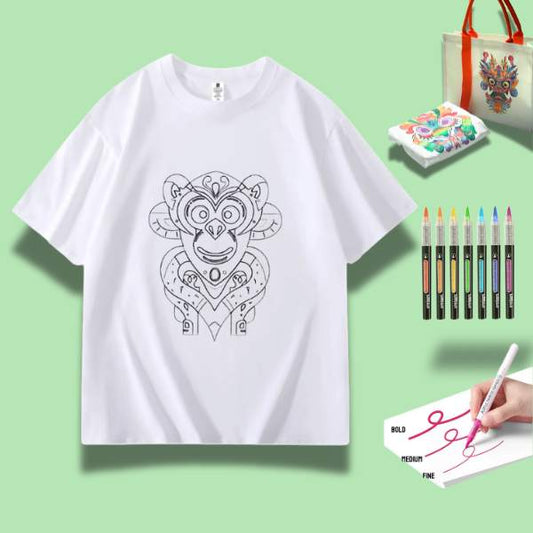 Bold Monkey T-Shirt DIY Doodle Kit - FunAcrylic