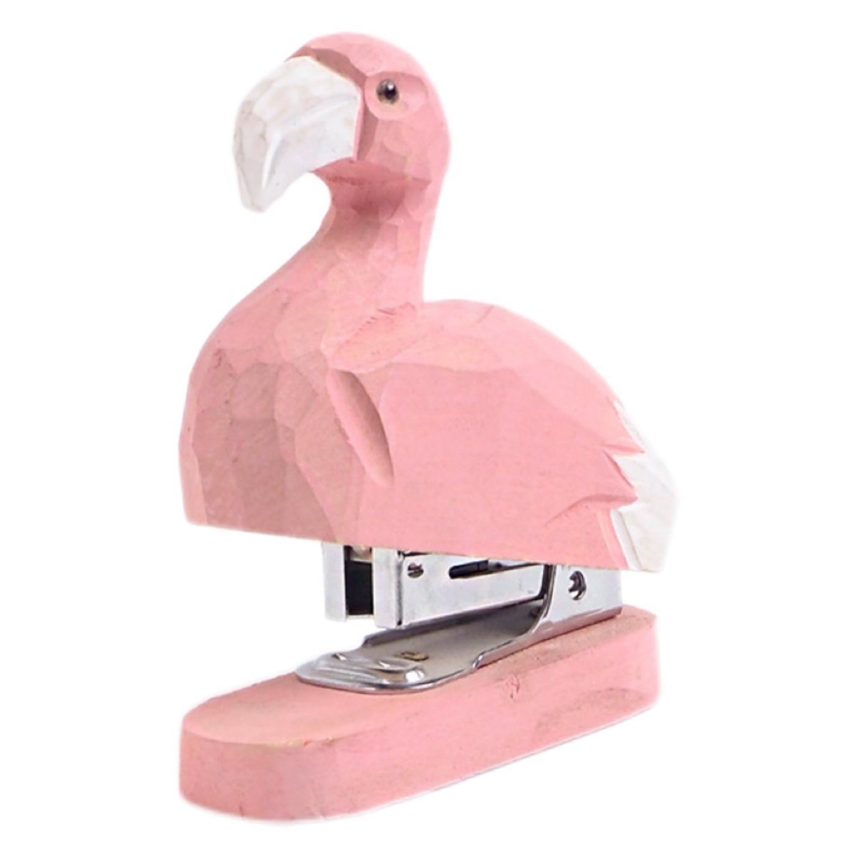 Hand - Carved Wooden Animal Stapler | Creative Desktop Companion - FunAcrylic