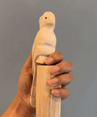 Wooden Cockatoos & Marker Craft Kit 🦜