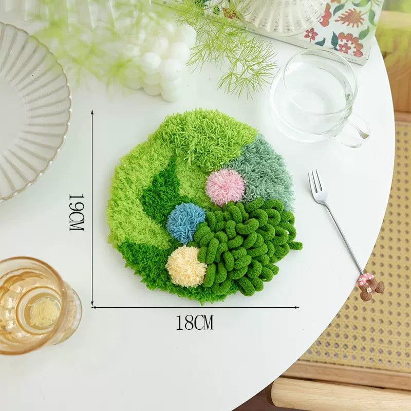 DIY Creative Moss Coaster Kit 🌿 - FunAcrylic