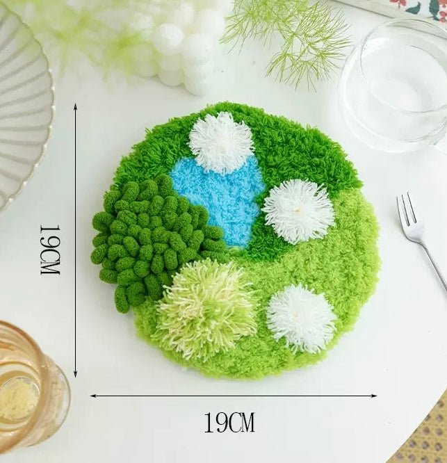 DIY Creative Moss Coaster Kit 🌿 - FunAcrylic