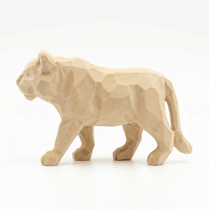 DIY Hand - Carved Wooden Leopard | Paint Your Own Leopard - FunAcrylic