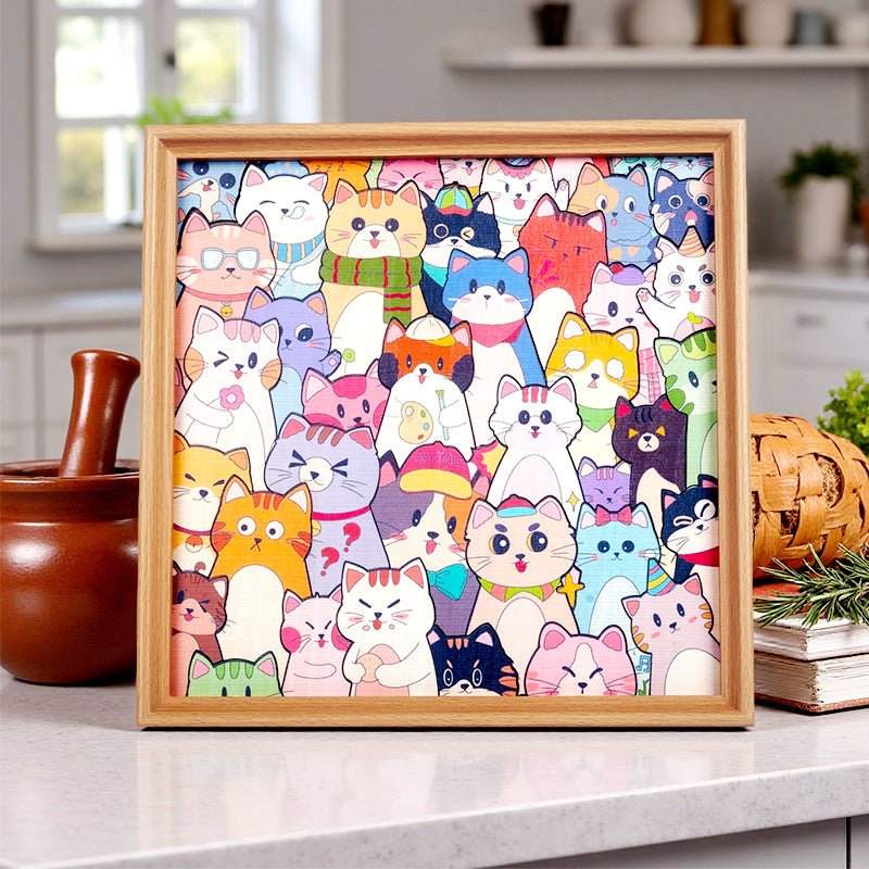 DIY Wooden Photo Frame | Cat, Puppy & Rabbit Puzzles - FunAcrylic