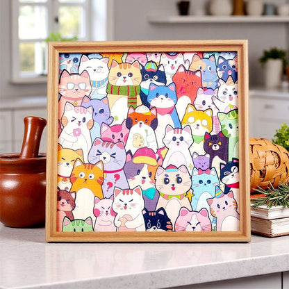 DIY Wooden Photo Frame | Cat, Puppy & Rabbit Puzzles - FunAcrylic
