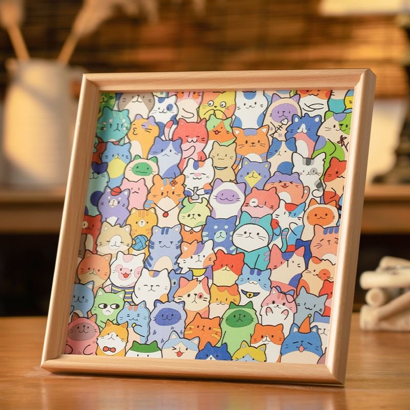 DIY Wooden Photo Frame | Cat, Puppy & Rabbit Puzzles - FunAcrylic