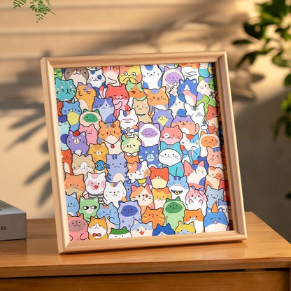 DIY Wooden Photo Frame | Cat, Puppy & Rabbit Puzzles - FunAcrylic