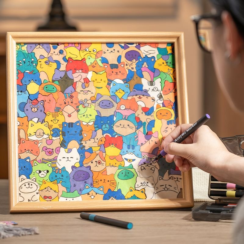 DIY Wooden Photo Frame | Cat, Puppy & Rabbit Puzzles - FunAcrylic
