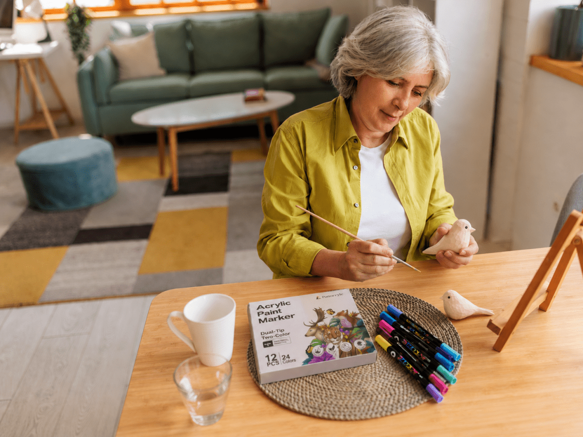 Wooden Cockatoos & Marker Craft Kit 🦜 - FunAcrylic