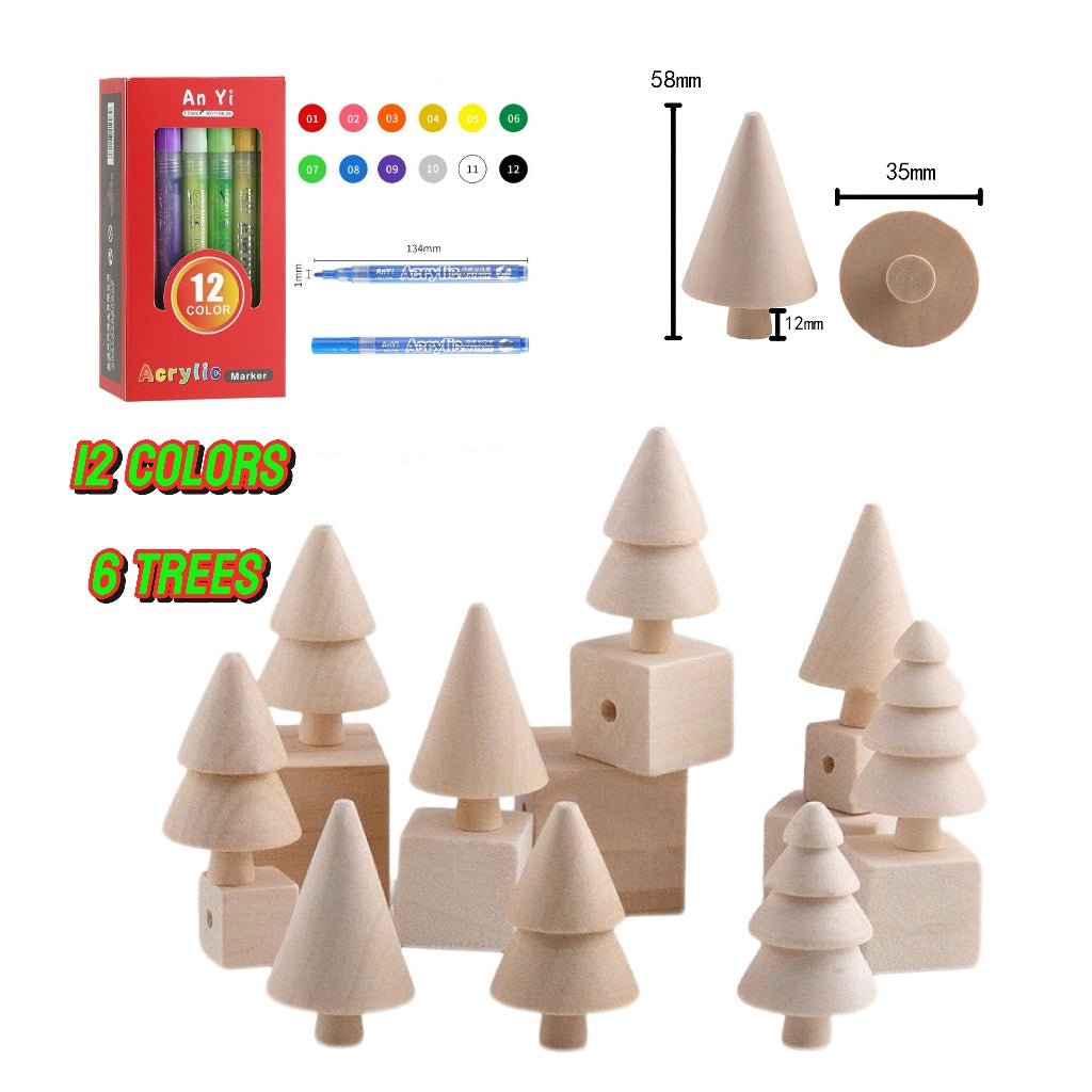 Fun DIY Wooden Tree Kit🎄 - FunAcrylic