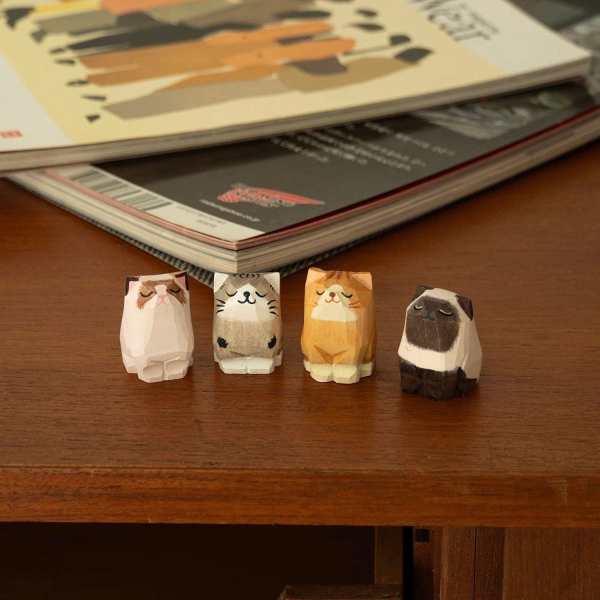 DIY Hand - Carved Wooden Animal Pairs - FunAcrylic