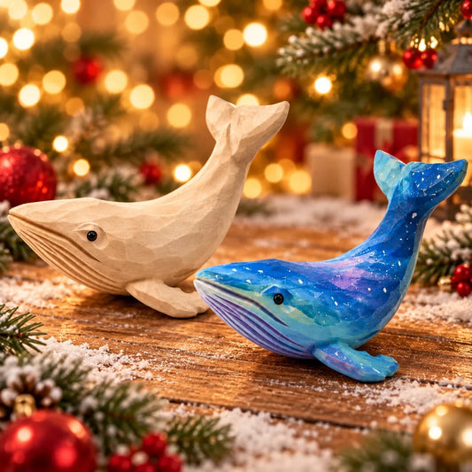 DIY Paintable 3D Wooden Whales - FunAcrylic