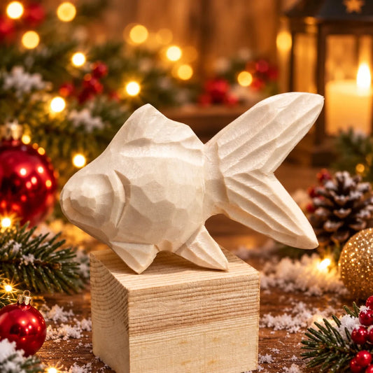 DIY Paintable 3D Wooden Goldfish - FunAcrylic