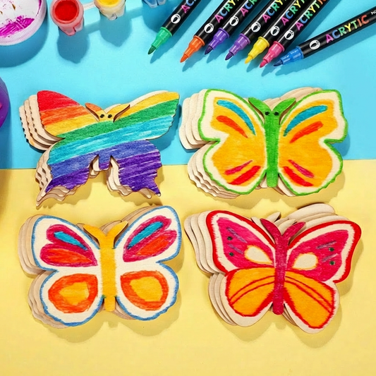 🦋Wooden Butterfly Doodle Kit - FunAcrylic
