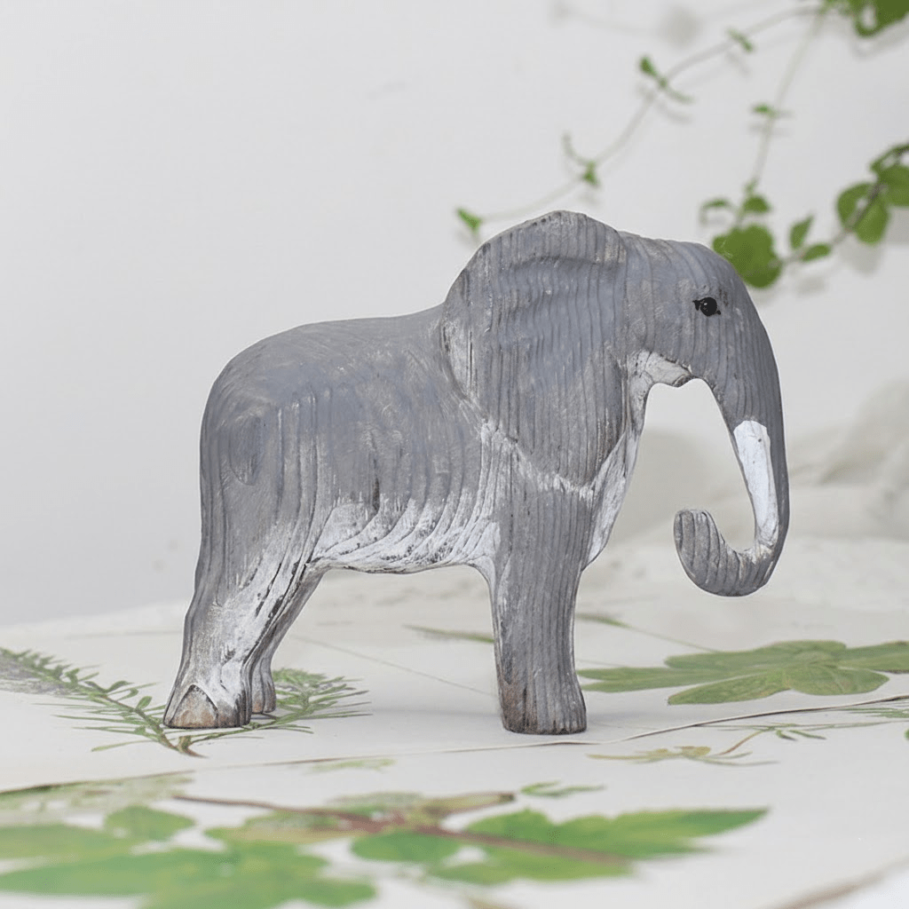 Hand - Carved Wooden Animal | Desktop Companions - FunAcrylic