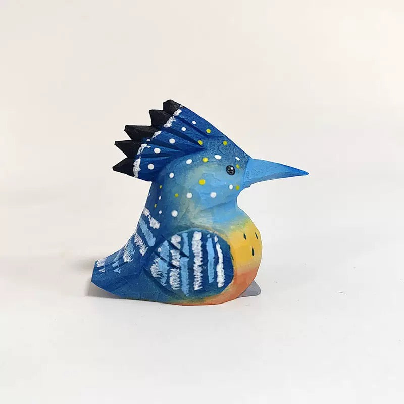 DIY Paintable 3D Wooden Hoopoe Birds