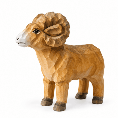 Hand-Carved Wooden Animal Figurines – Wildlife Collection & Mystery Blind Box - FunAcrylic