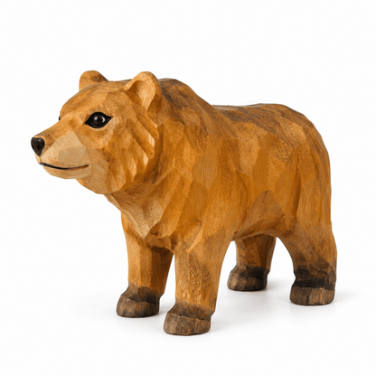 Hand-Carved Wooden Animal Figurines – Wildlife Collection & Mystery Blind Box - FunAcrylic
